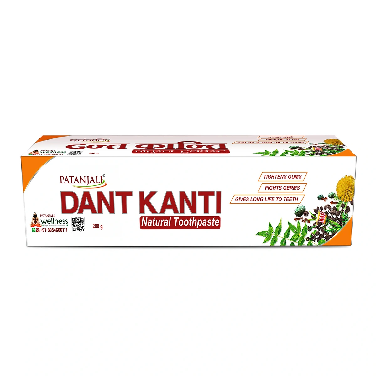 Patanjali Dant Kanti Natural Toothpaste 200g