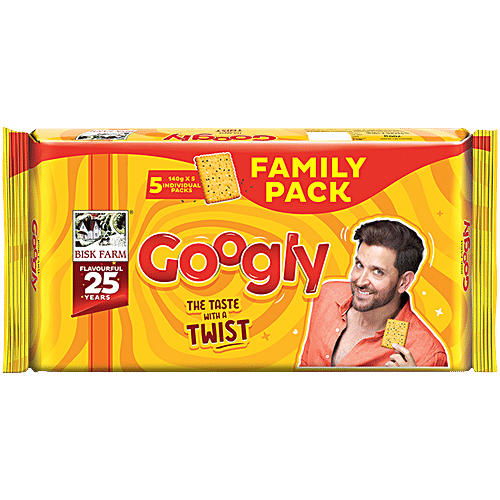 Bisk Farm Googly Biscuits 185g