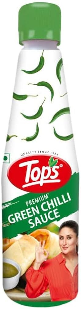 TOPS Green Chilli Sauce - 650 Gramp