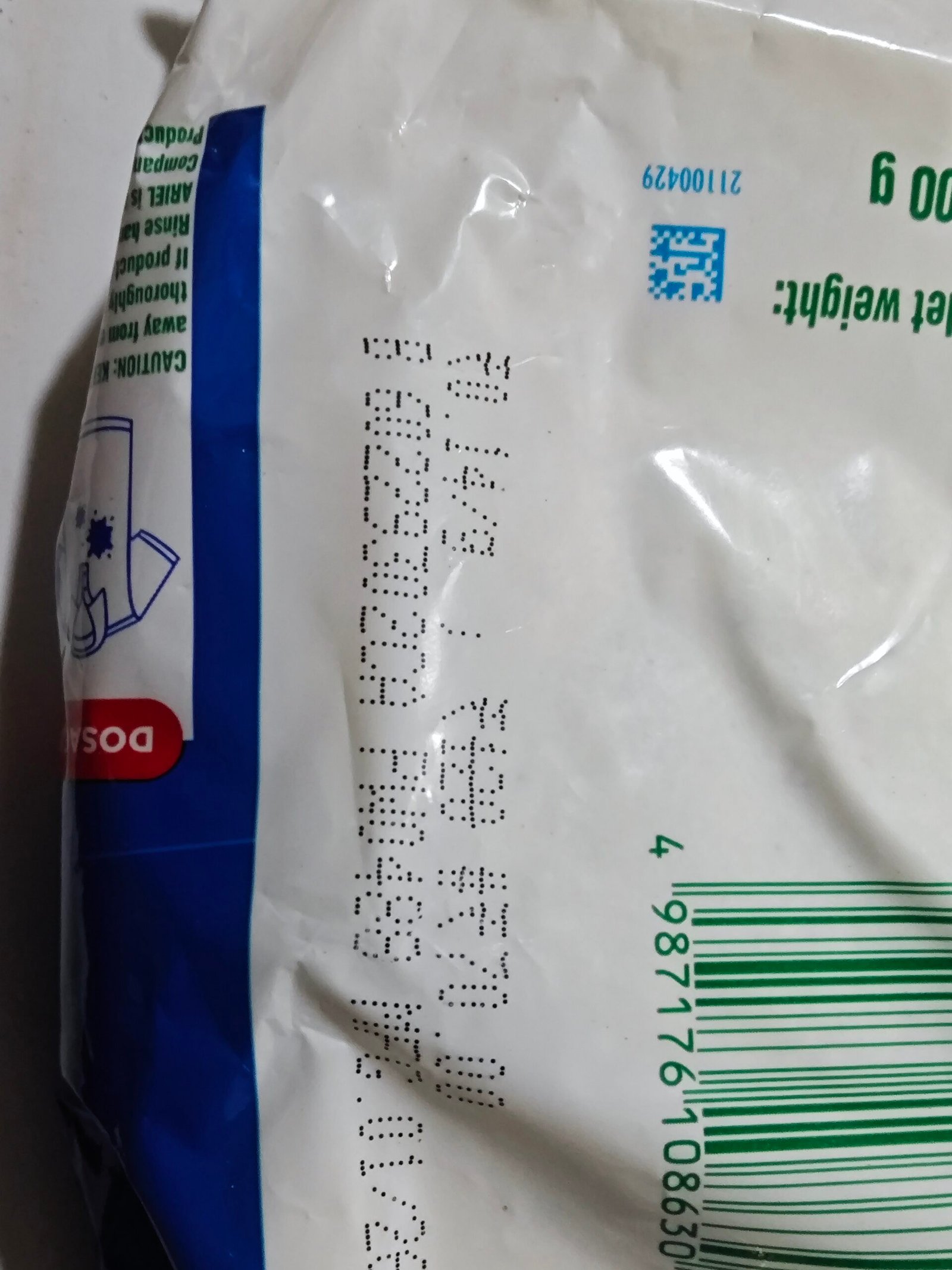 Ariel Complete Detergent Powder 500g