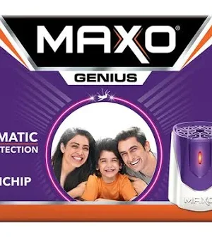 Maxo Genius Machine + Refill Mosquito Vaporiser Refill (45 ml)
