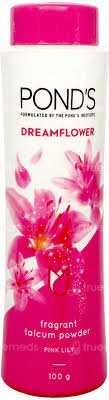 Ponds Dreamflower Pink Lily Fragrant Talcum Powder 100Gm