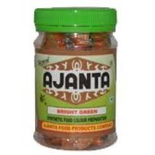 Ajanta 100 GM Bright Green Food Colour