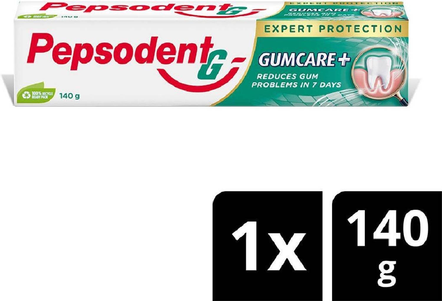 PEPSODENT Expert Protection Gum Care Toothpaste (140 g)